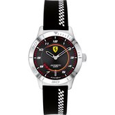 Ferrari jongens horloge analoge kwarts One Size Zwart 32019112