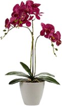 Ibergarden Kunstplant Orchidee 48 Cm Paars/grijs