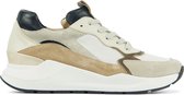 Stefano Lauran Sneakers Dames - Lage sneakers / Damesschoenen - Suède - S1067 - Beige - Maat 38