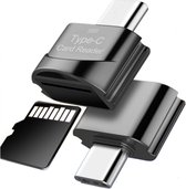 Lecteur de carte SD USB-C pour ordinateur portable/smartphone Zwart