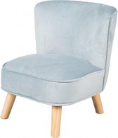 kinderstoel Lil Sofa junior 50 cm fluweel blauw