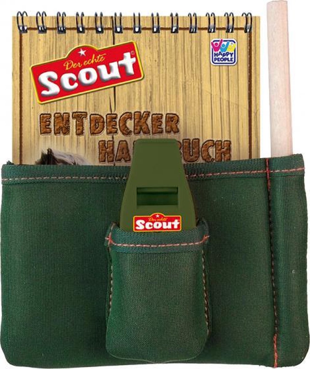 accessoireset Scout groen/bruin 4-delig