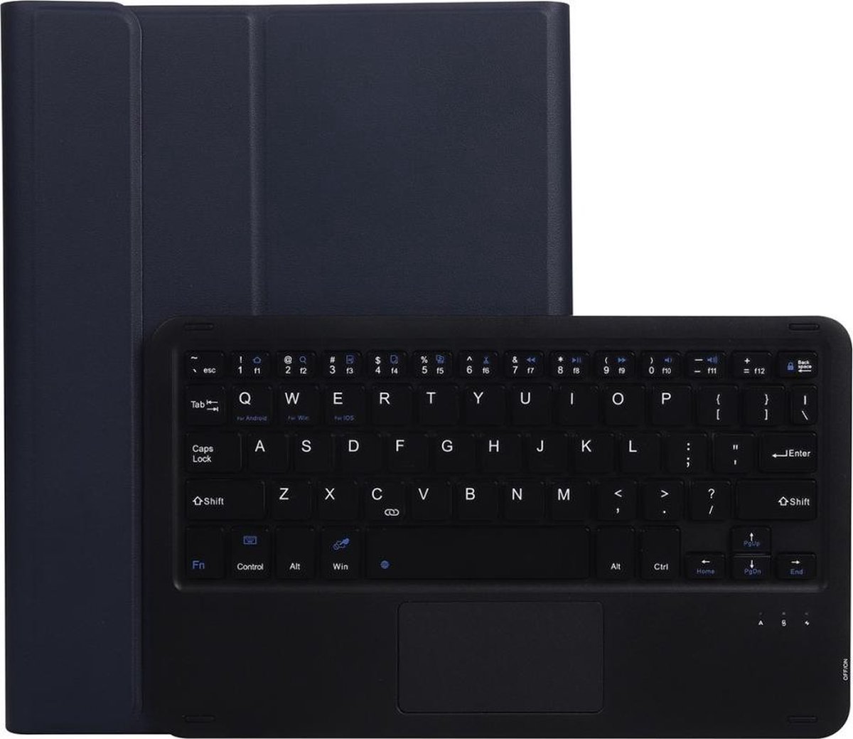 Lunso - Afneembare Keyboard Hoes - Geschikt voor iPad Pro 11 Inch (2018/2020/2021) - Zwart