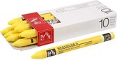 waskrijt Neocolor II geel 10 stuks