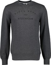 Björn Borg Sweater - Slim Fit - Grijs - XL
