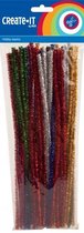 chenille draad Create It - Glitter 50 stuks