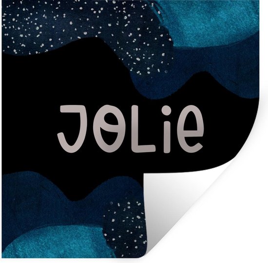 Muurstickers - Sticker Folie - Jolie - Pastel - Meisje - 120x120 cm - Plakfolie - Muurstickers Kinderkamer - Zelfklevend Behang XXL - Zelfklevend behangpapier - Stickerfolie