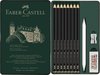 foto van Faber-Castell grafietpotlood - Pitt Mat - blik 11 stuks - FC-115220