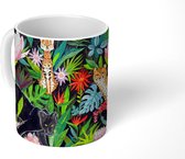 Mok - Jungle - Dieren - Bloemen - 350 ML - Beker