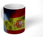 Mok - Koffiemok - Vlag van Spanje - Mokken - 350 ML - Beker - Koffiemokken - Theemok