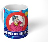 Mok - Koffiemok - Verjaardag - 60 Jaar - Vrouw - Mokken - 350 ML - Beker - Koffiemokken - Theemok