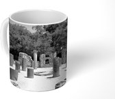 Mok - Doopkapel in Butrint - zwart wit - 350 ML - Beker