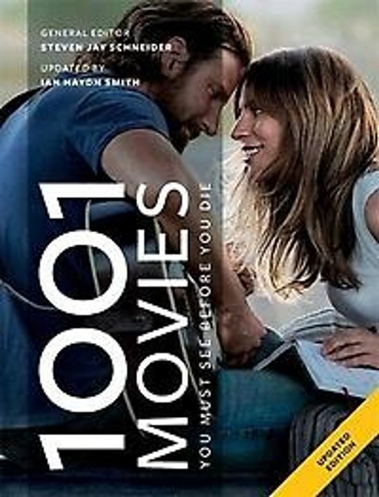 Boek '1001 Movies You Must See Before You Die', met een stel dat naar elkaar kijkt, '1001 Movies You Must See Before You Die' in grote letters.