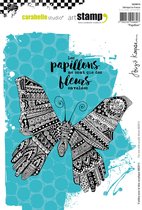 Carabelle Studio -cling stamp A5 papillon