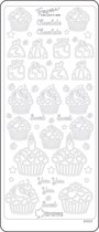 Vaessen Creative Sticker - 10x23cm - 10st - goud diversen feest