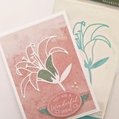 Kaisercraft -decorative die lily