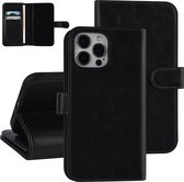 UNIQ Accessory Zwart Pu Leather Book Case Telefoonhoesje voor Apple iPhone 13 Pro Max - Bescherm je Telefoon!