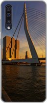 Geschikt voor Samsung Galaxy A50 hoesje - Rotterdam - Zonsondergang - Erasmus - Siliconen Telefoonhoesje