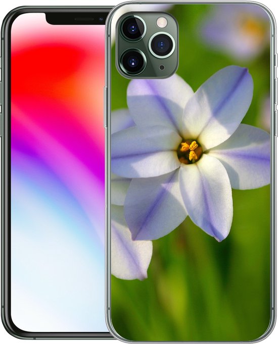 Coque iPhone 11 Pro Max - Fleurs - Jardin - Violet - Coque de téléphone en Siliconen