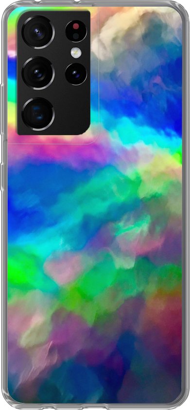 Coque Samsung Galaxy S21 Ultra - Aquarelle - Art - Psychédélique - Siliconen