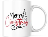 Kerst Mok: Merry Christmas Tree | Kerst Decoratie | Kerst Versiering | Grappige Cadeaus | Koffiemok | Koffiebeker | Theemok | Theebeker