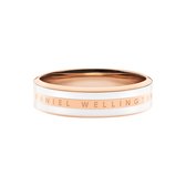 Daniel Wellington Classic Dames en heren Ring Staal - Wit - 18.50 mm / maat 58