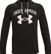 Under Armour Rival Terry Big Logo sportsweater heren zwart