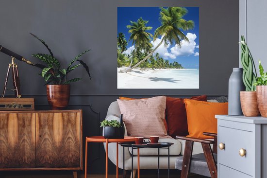 Stickers Stickers muraux - Plage - Palmier - Tropical - 50x50 cm - Film adhésif