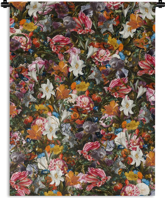 Tapisserie - Tapisserie - Fleurs - Papillon - Design - Art - Abstrait - Peinture - Maîtres anciens - 120x160 cm - Tapisserie