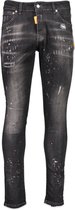My Brand Jeans Zwart Getailleerd - Maat W28 - Heren - Herfst/Winter Collectie - Katoen;Polyamide