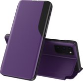 FONU Premium Clear View Case Samsung Galaxy A52 / A52s - Paars
