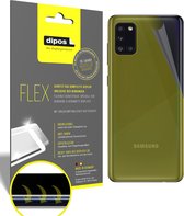 dipos I 3x Beschermfolie 100% compatibel met Samsung Galaxy A31 Rückseite Folie I 3D Full Cover screen-protector