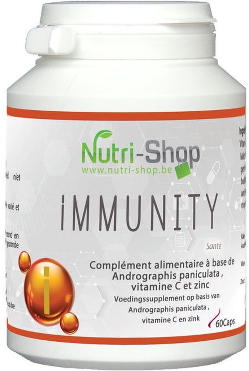 Nutri-shop Immunity - Immuunsysteem Boost - 60 capsules