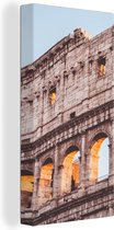 Canvas Schilderij Colosseum in Rome - 20x40 cm - Wanddecoratie