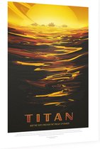 Titan (Visions of the Future), NASA/JPL - Foto op Dibond - 30 x 40 cm