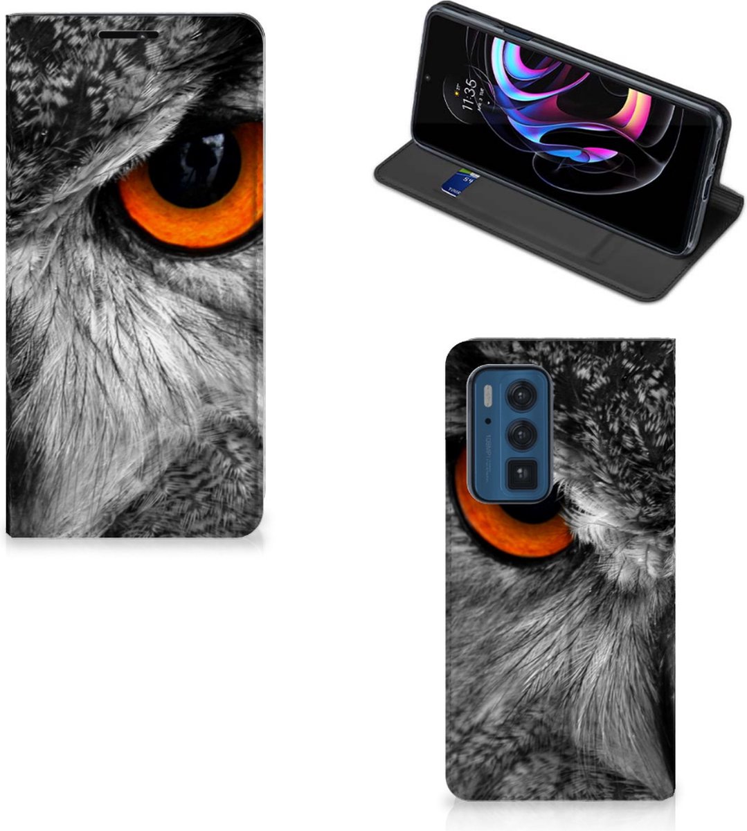 Motorola Edge 20 Pro Hoesje maken Uil