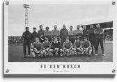 Walljar - Elftal FC Den Bosch '71 - Muurdecoratie - Plexiglas schilderij