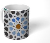 Mok - Een Marokkaanse Mozaïekdetail - 350 ML - Beker