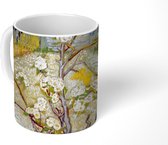 Mok - Koffiemok - Perenboompje in bloei - Vincent van Gogh - Mokken - 350 ML - Beker - Koffiemokken - Theemok