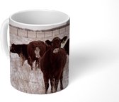 Mok - Koeien - Sneeuw - Winter - 350 ML - Beker