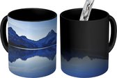Magische Mok - Foto op Warmte Mok - Alpen - Berg - Water - Sneeuw - 350 ML