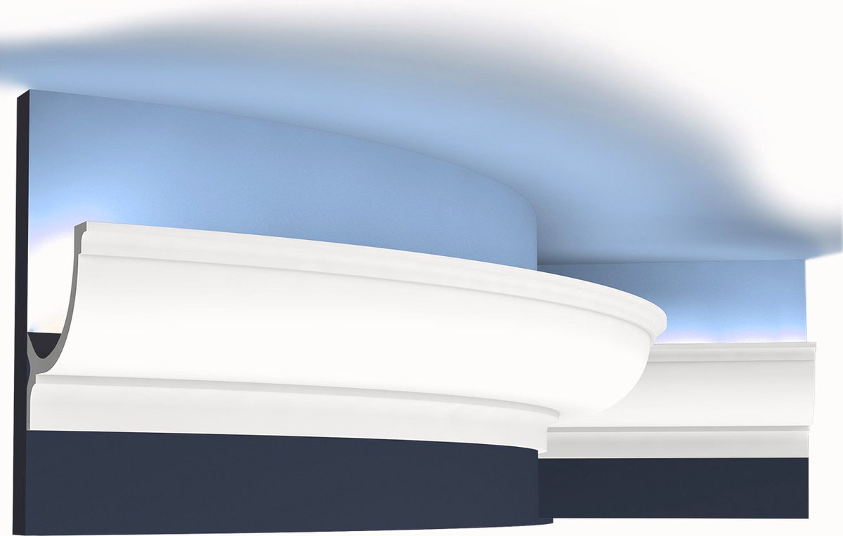Kroonlijst flexibel Origineel Orac Decor C902F LUXXUS Sierlijst flexibel voor indirecte verlichting 2 m