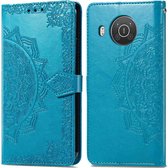 iMoshion Mandala Booktype Nokia X10 / X20 hoesje - Turquoise