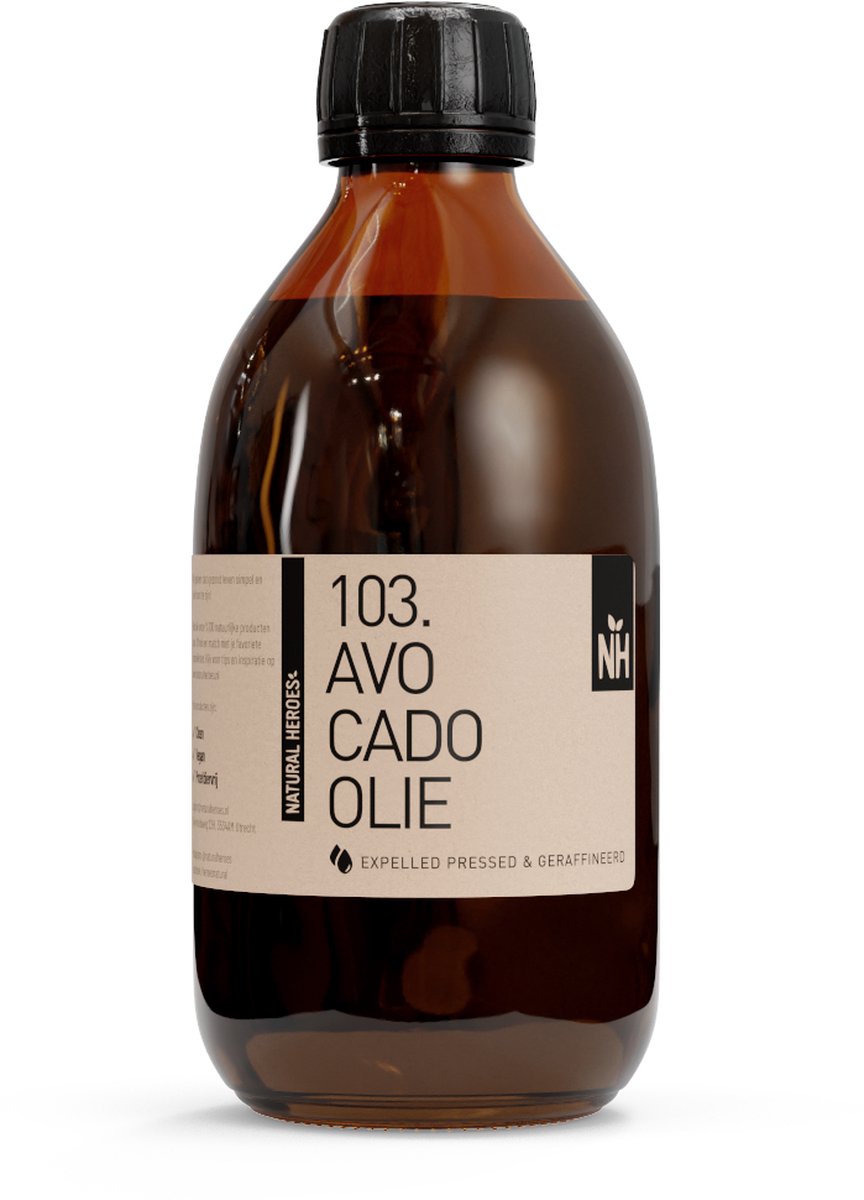 Natural Heroes - Avocado Olie (Expeller Pressed & Geraffineerd) 100 ml