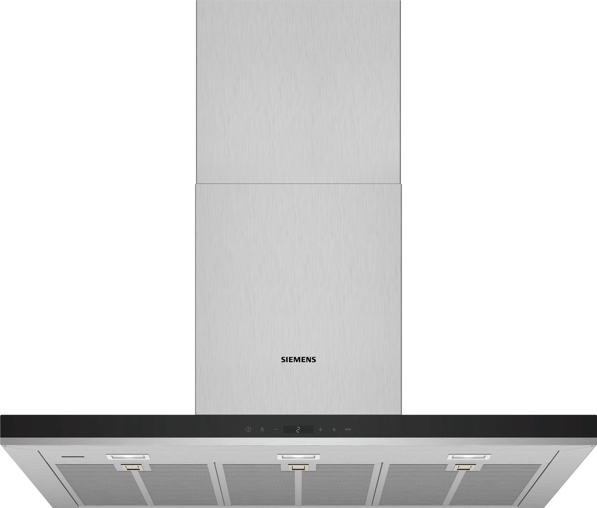 Bol.com iQ500, Wandschouwkap 90 cm, blok, rvs afdekking aanbieding