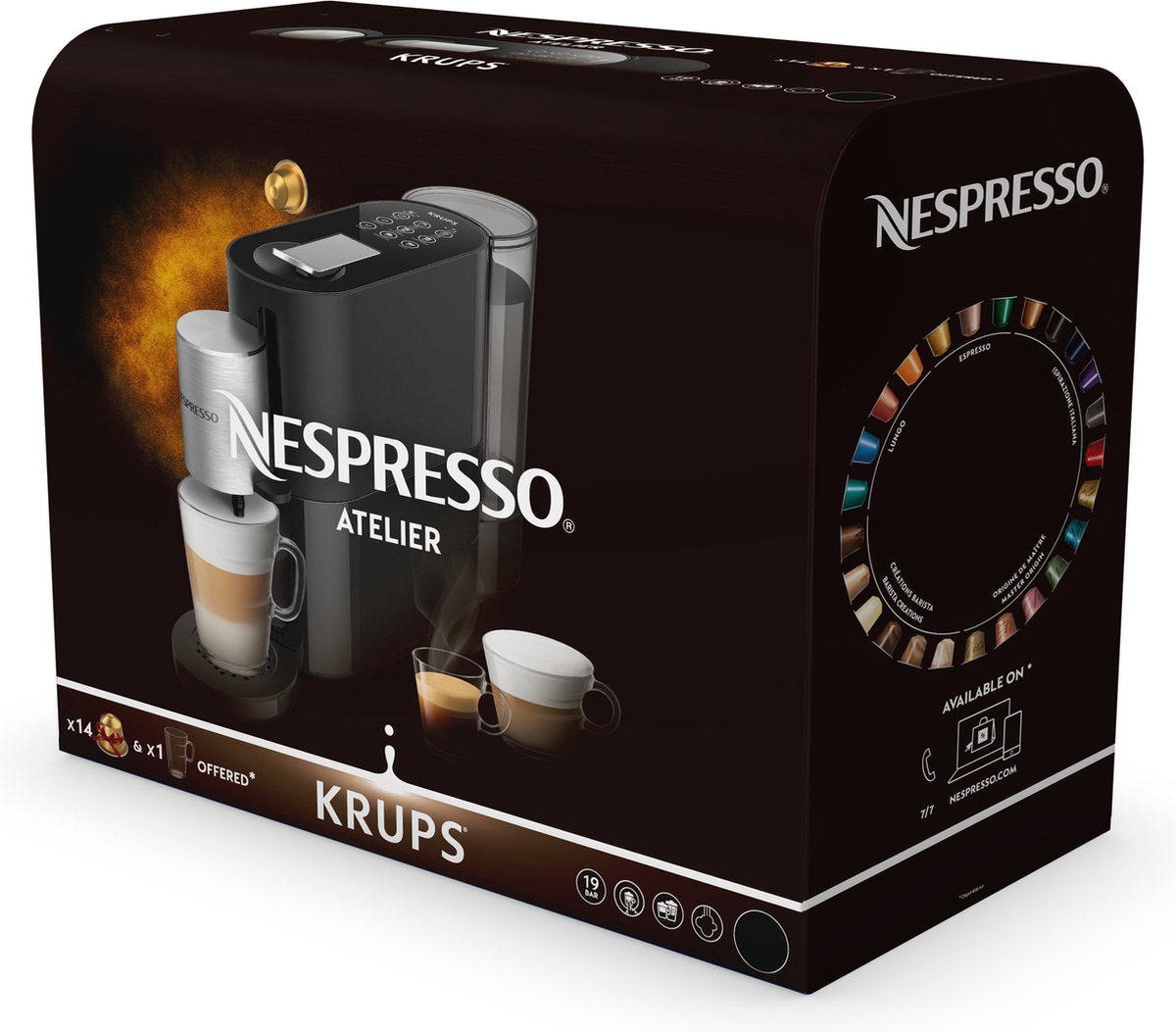 Krups Atelier XN8908 Nespresso | bol.com