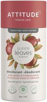 Attitude - Super Leaves  deodorant - Vine Leaves and Pomegranate - 85 gram