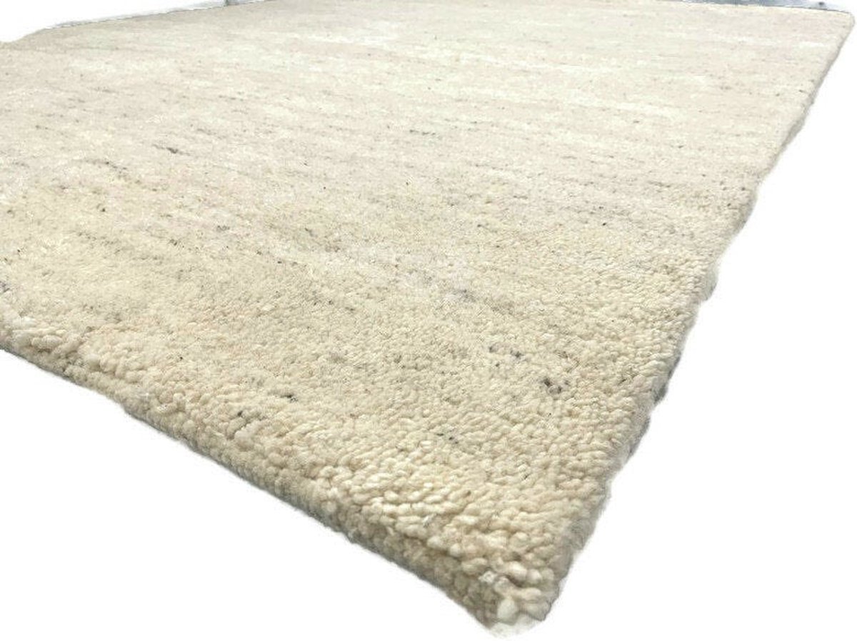 Houseify Handmade | Berber Vloerkleed | Gemêleerde wit - 300 x 250 cm