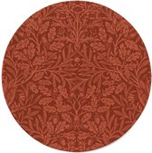 Walljar - William Morris - Acorns and Oak Leaves - Muurdecoratie - Forex wandcirkel