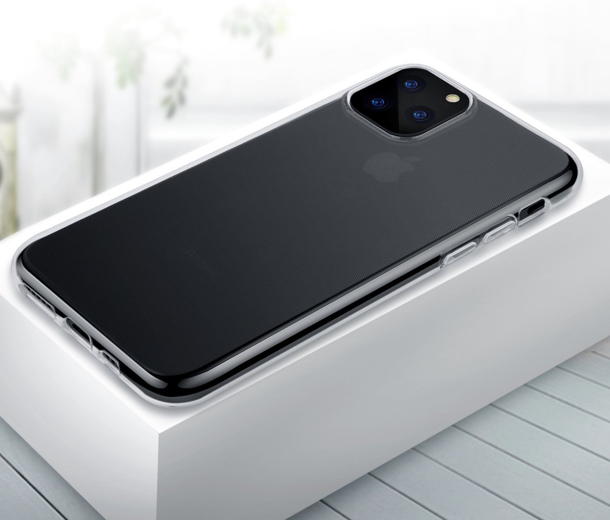 Transparant Silicone Slim Backcover hoesje geschikt voor iPhone 11 pro